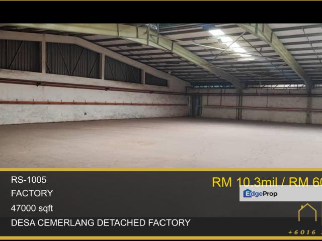Warehouse for rent in Johor