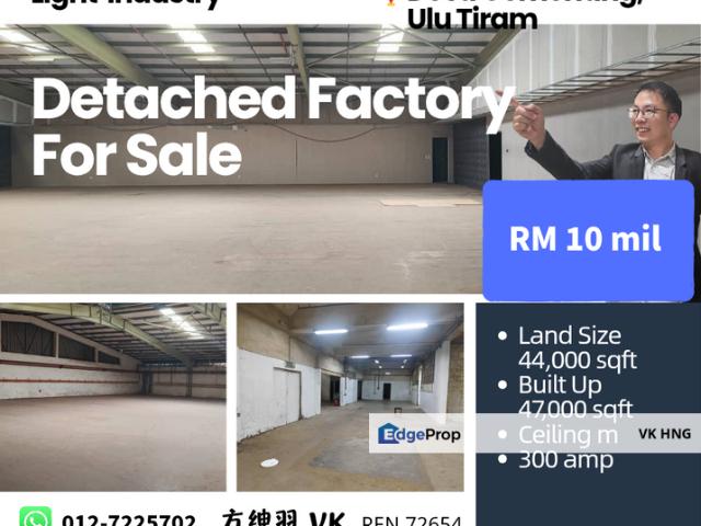 Warehouse for sale in Johor
