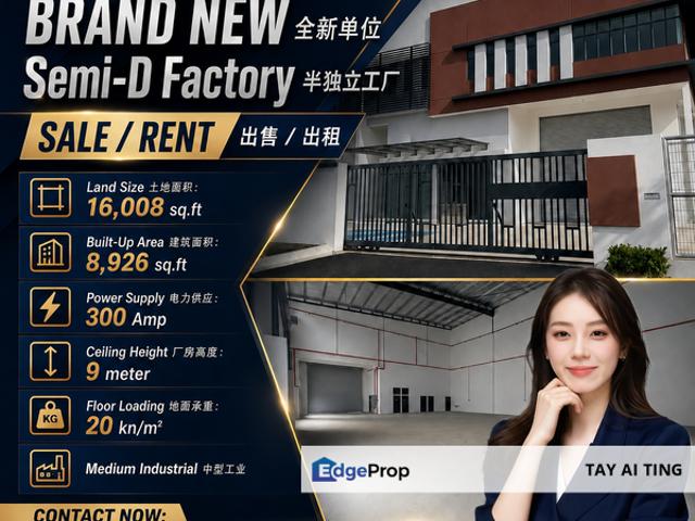 Warehouse for sale in Johor