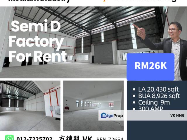 Warehouse for rent in Johor