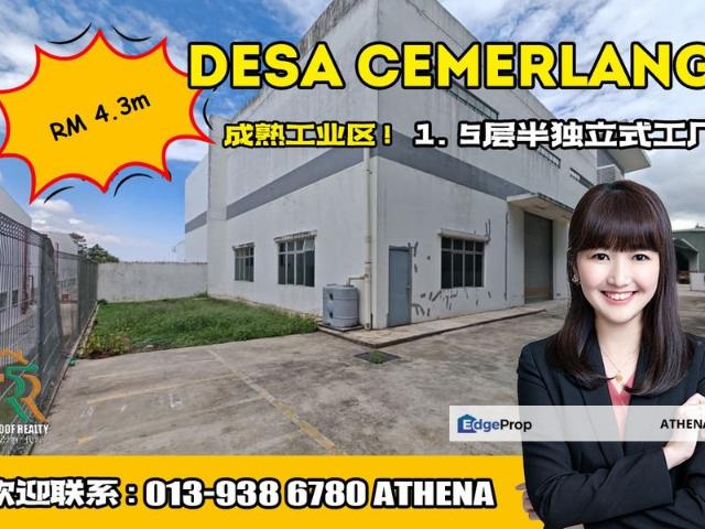 Warehouse for sale in Desa Jaya, Johor Bahru