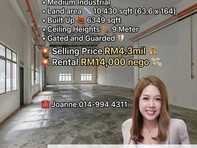 Warehouse for rent in Johor