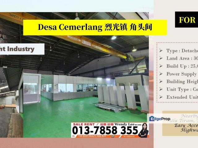 Warehouse for sale in Johor