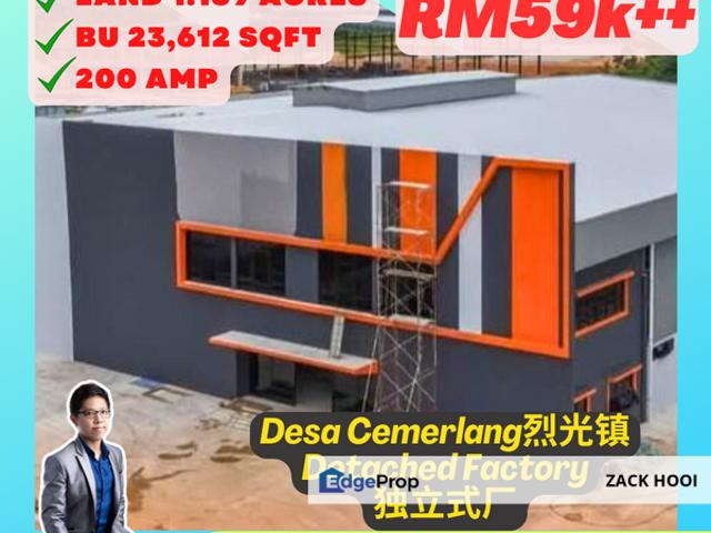 Warehouse for rent in Johor