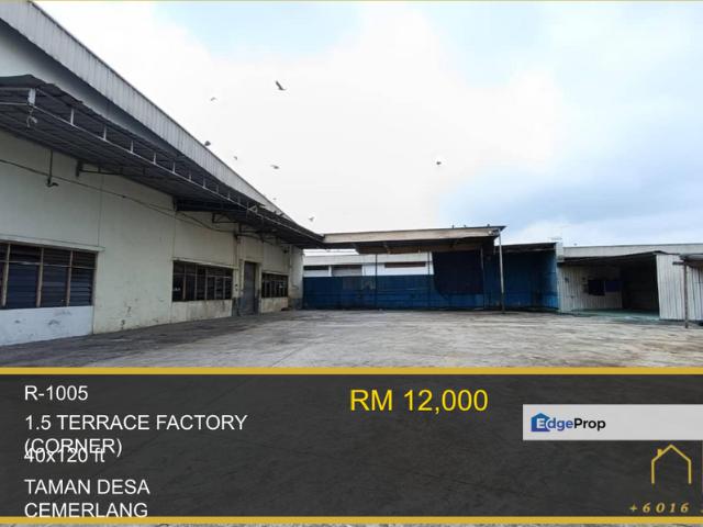 Warehouse for rent in Johor