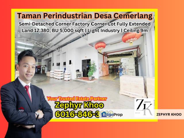Warehouse for sale in Johor