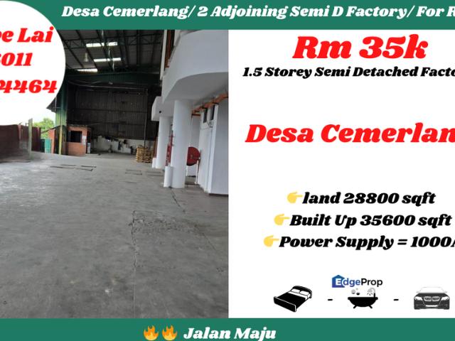 Warehouse for rent in Johor