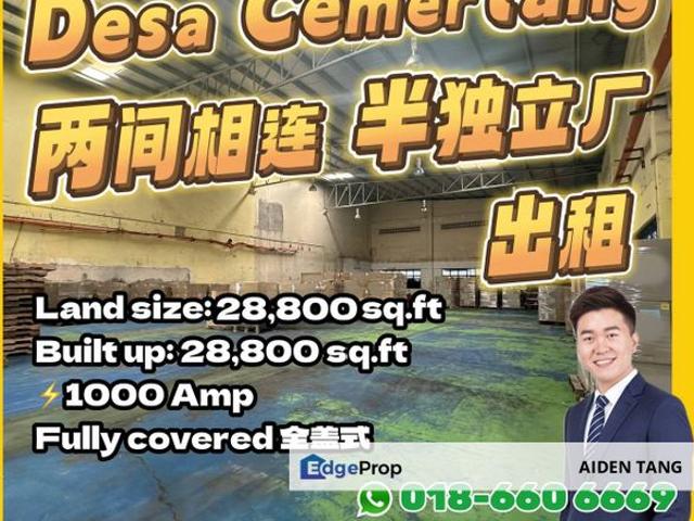 Warehouse for rent in Johor