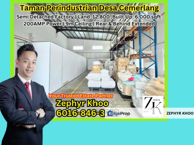 Warehouse for rent in Johor
