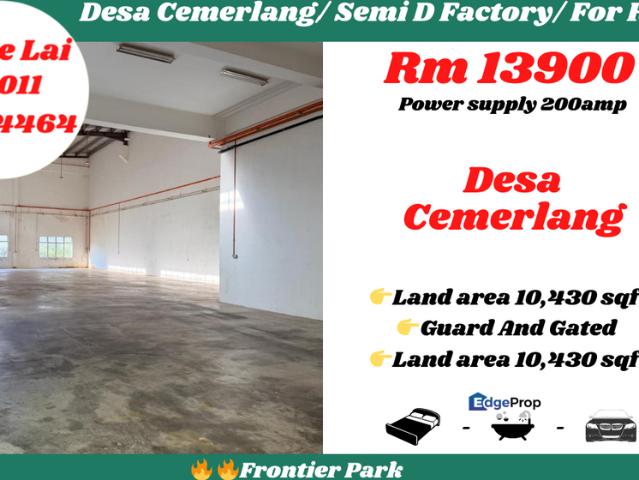 Warehouse for rent in Johor