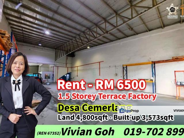 Warehouse for rent in Johor