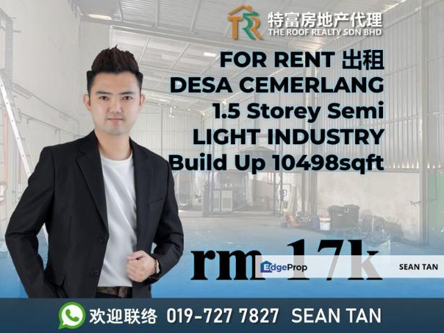 Warehouse for rent in Johor