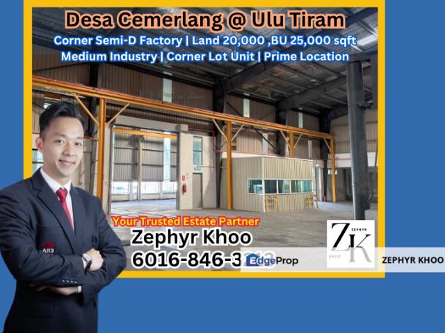 Warehouse for rent in Johor