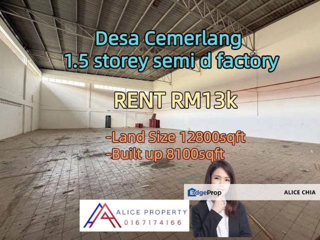 Warehouse for rent in Johor