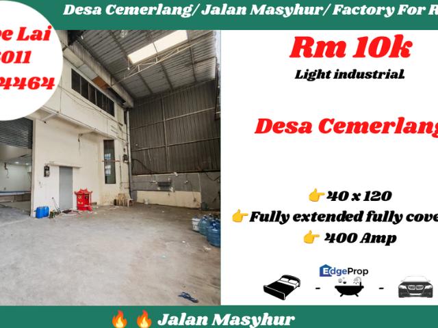 Warehouse for rent in Johor