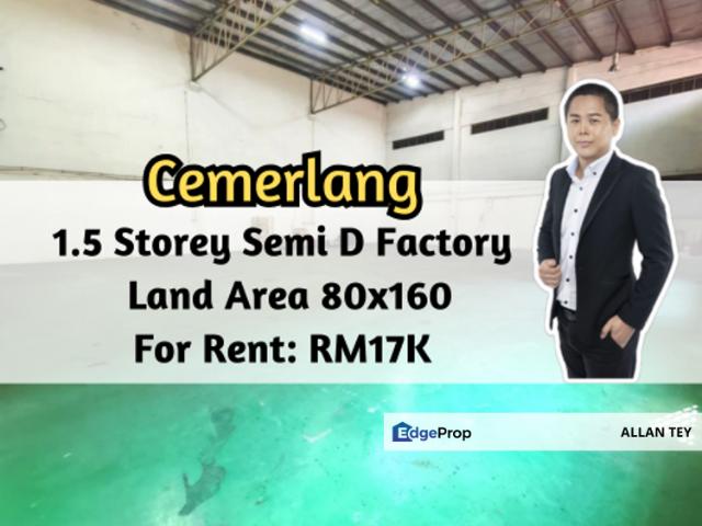 Warehouse for rent in Johor