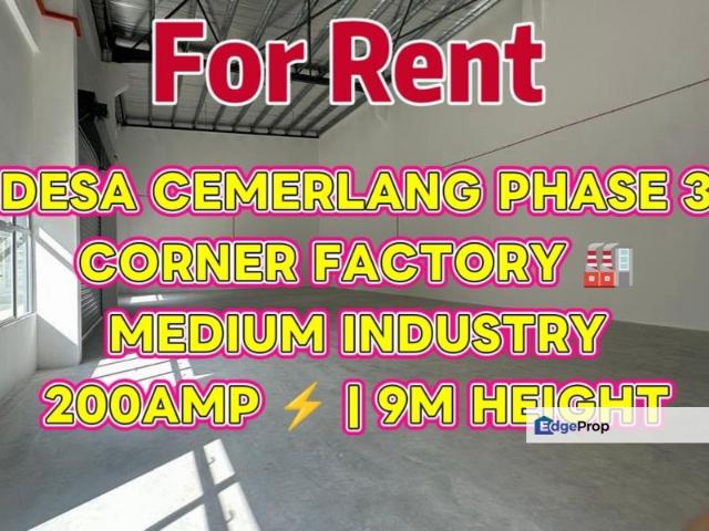 Warehouse for rent in Johor