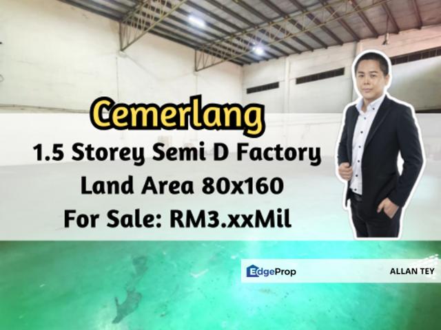 Warehouse for sale in Desa Jaya, Johor Bahru