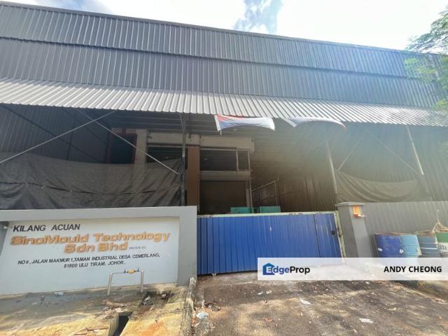 Warehouse for rent in Johor