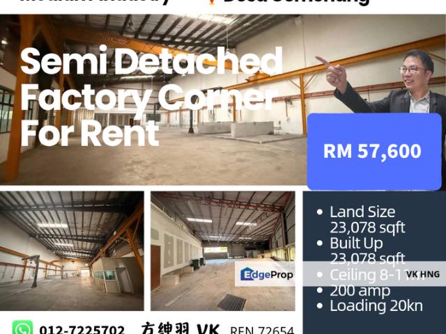 Warehouse for rent in Desa Jaya, Johor Bahru