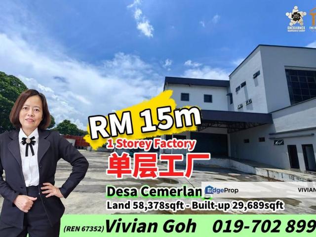Warehouse for sale in Johor