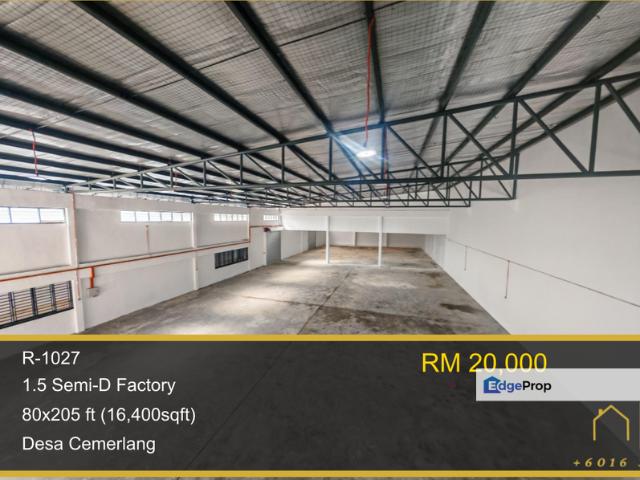 Warehouse for rent in Johor
