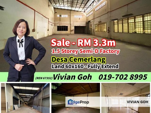Warehouse for sale in Johor