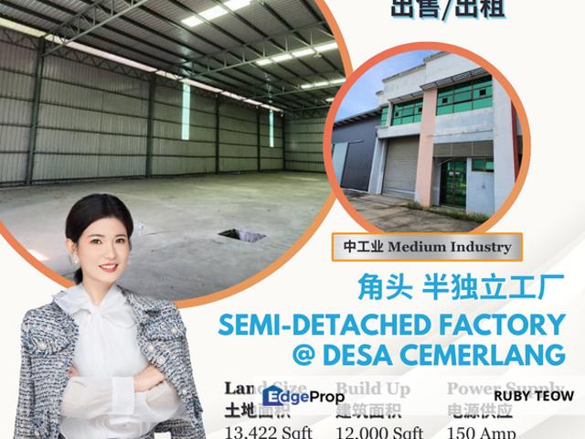 Warehouse for rent in Johor