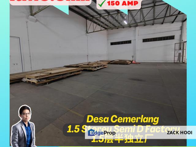 Warehouse for sale in Desa Jaya, Johor Bahru