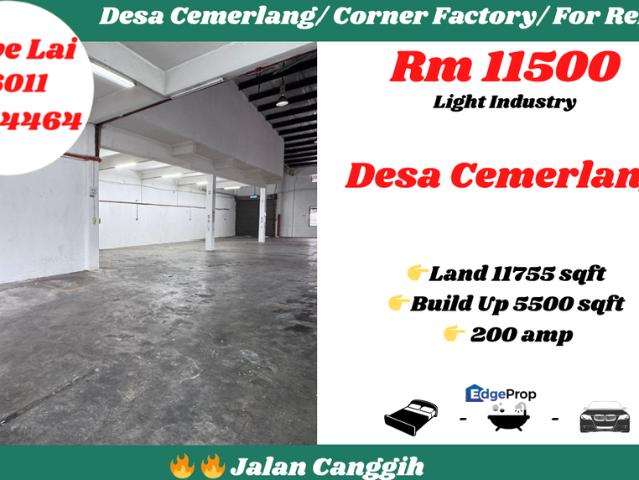 Warehouse for rent in Johor