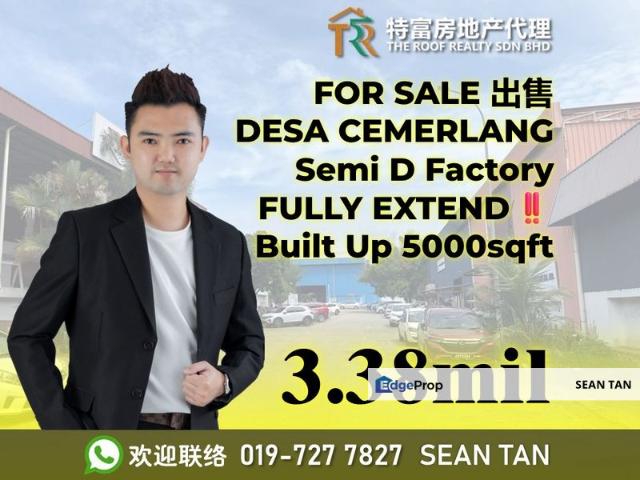 Warehouse for sale in Johor