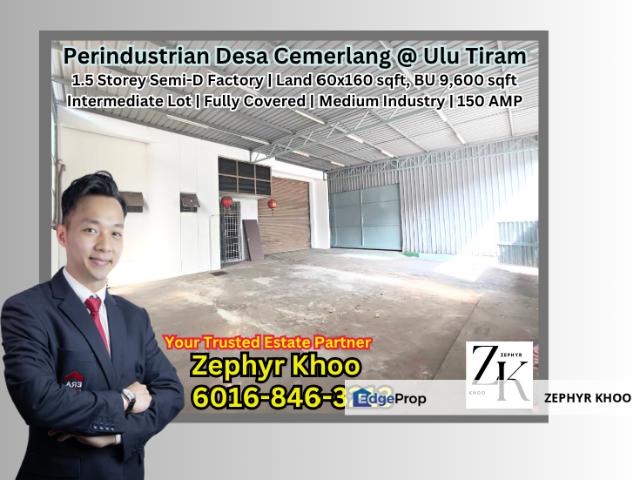 Warehouse for rent in Johor