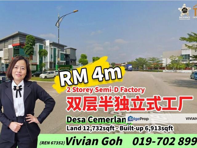 Warehouse for sale in Johor