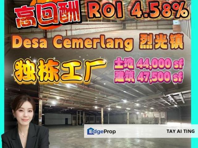 Warehouse for sale in Johor