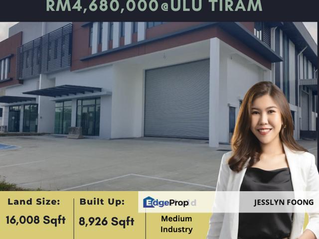 Warehouse for sale in Ulu Tiram, Johor
