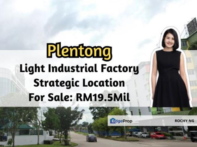 Warehouse for sale in Kawasan Perindustrian Desa Plentong, Plentong