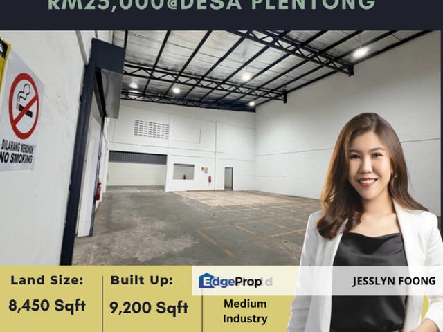 Warehouse for rent in Plentong, Johor