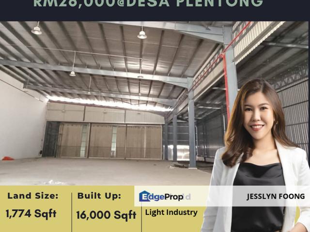 Warehouse for rent in Plentong, Johor
