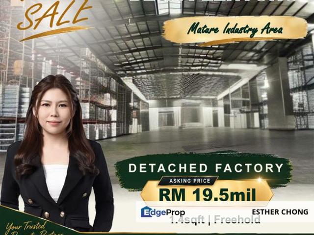 Warehouse for sale in Masai, Johor Bahru