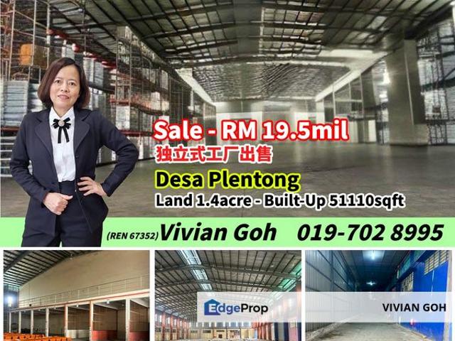 Warehouse for sale in Masai, Johor Bahru