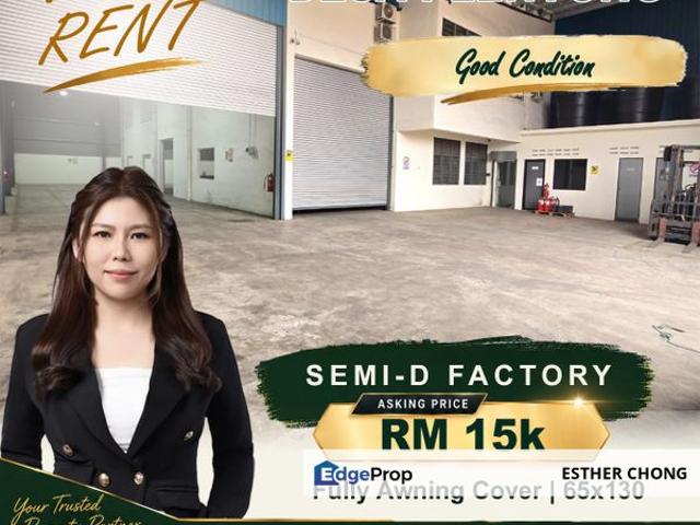 Warehouse for rent in Masai, Johor Bahru