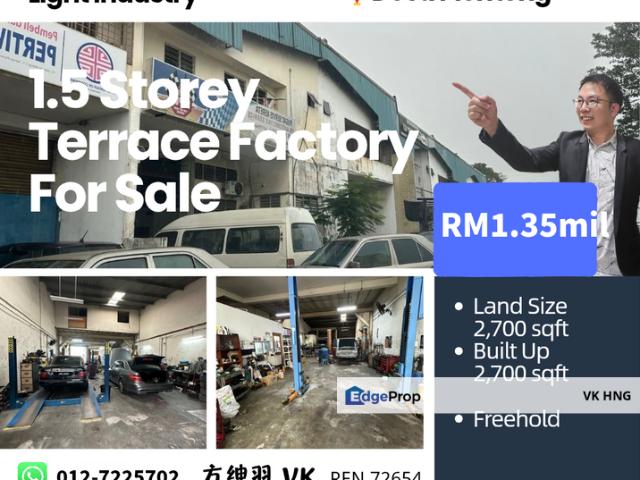 Warehouse for sale in Plentong, Johor