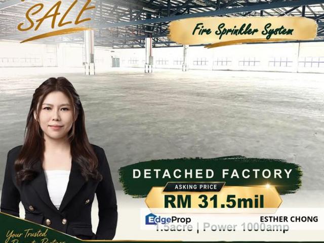 Warehouse for sale in Kawasan Perindustrian Taman Gembira, Tebrau