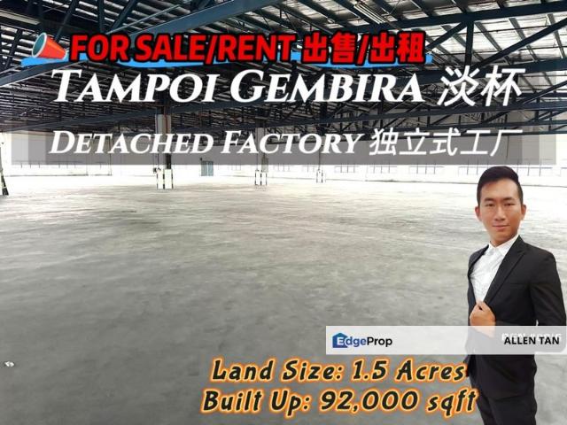Warehouse for rent in Tebrau, Johor