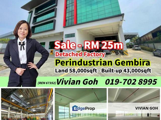 Warehouse for sale in Tebrau, Johor