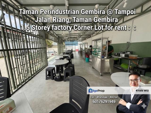 Warehouse for rent in Tebrau, Johor