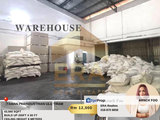 Warehouse for rent in Johor