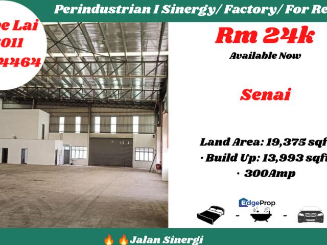Warehouse for rent in i-Synergy @ Bandar Putra, Kulai