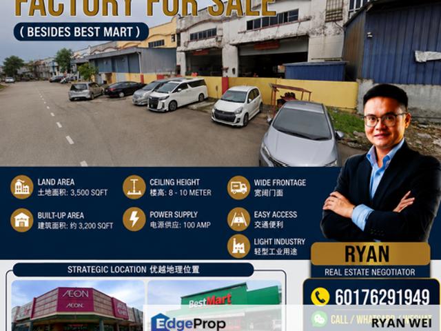 Warehouse for sale in Bukit Ledang, Johor