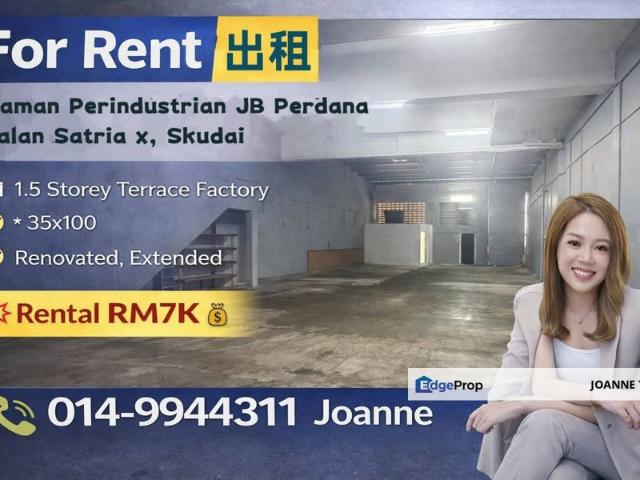 Warehouse for rent in Bukit Ledang, Johor